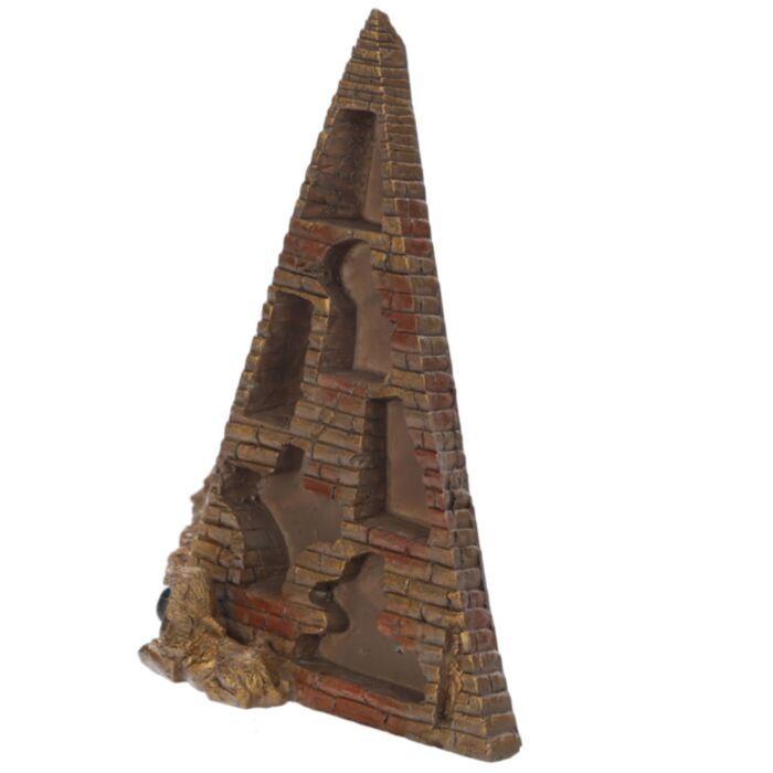 Pyramid Display Stand with twelve Ancient Egyptian Figures