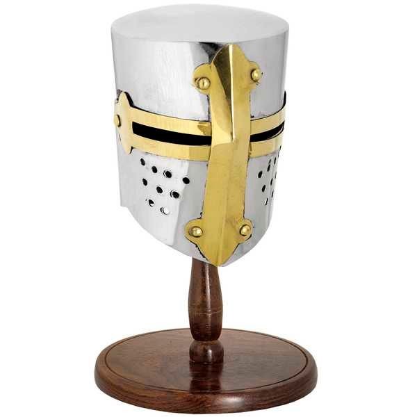 Mini Tournament / Jousting Helmet with Stand